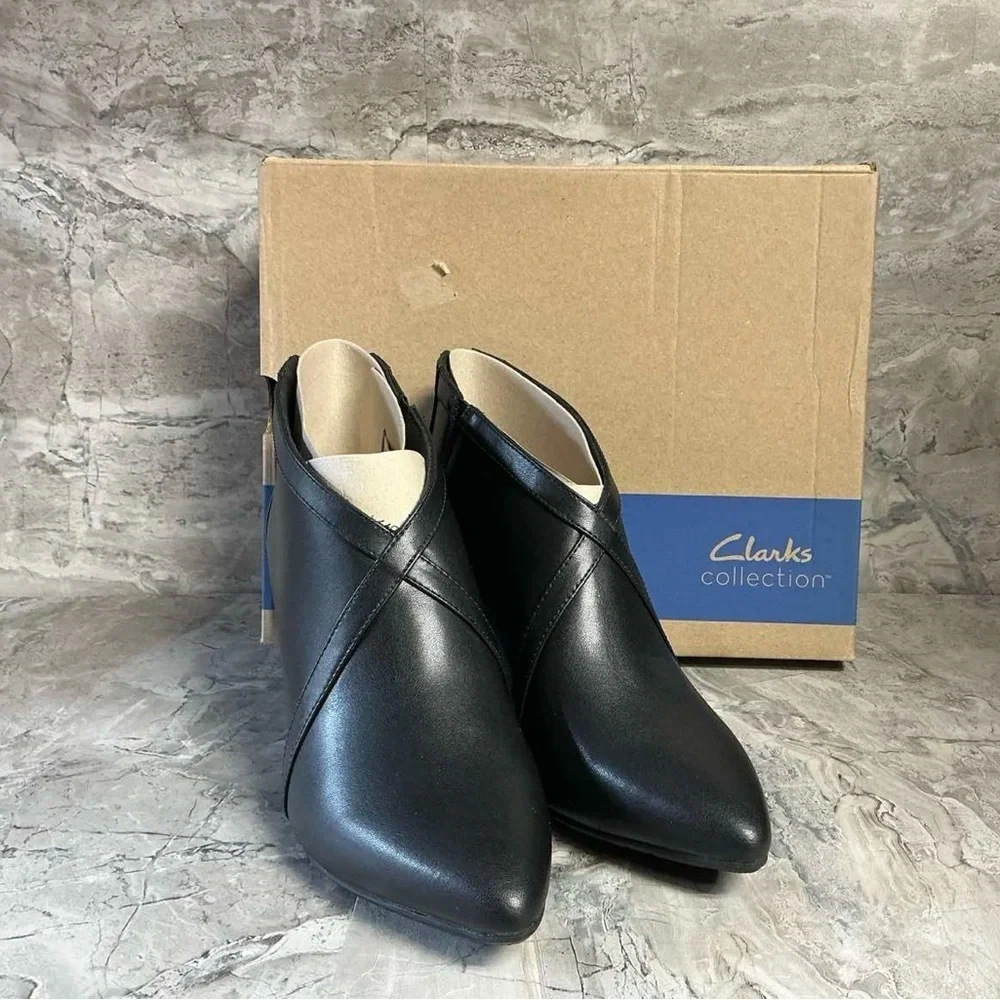 Clarks Women's Kataleyna Sol Black Leather